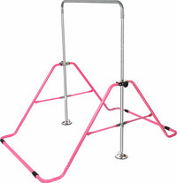 Kids Gymnastics Bars Training Horizontal Bar Monkey Kip Bar Pink