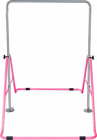 Kids Gymnastics Bars Training Horizontal Bar Monkey Kip Bar Pink