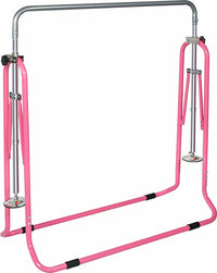 Kids Gymnastics Bars Training Horizontal Bar Monkey Kip Bar Pink