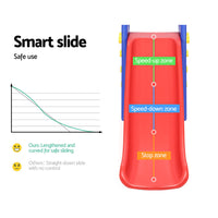 Keezi Kids 3-in-1 Slide Swing with Basketball Hoop Toddler Outdoor Indoor Play