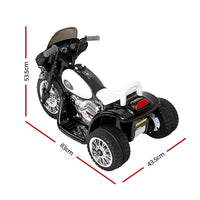 Electric Harley Davidson Softail Motorcycle Toys Black White - Rigo Kids Ride On Motorbike