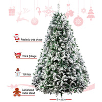 Jingle Jollys Christmas Tree 1.8M 6FT Xmas Decorations Great Snowy Green