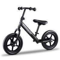 Kids Balance Bike Ride On Toys Push Bicycle Wheels Toddler Baby 12" Bikes-Black
