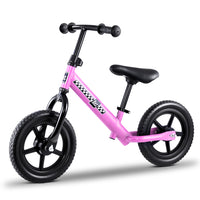 Kids Balance Bike Ride On Toys Push Bicycle Wheels Toddler Baby 12" Bikes-Pink