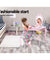 Keezi Pink Kids Vanity Dressing Table Stool Set Mirror Princess Children Makeup