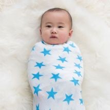 Fluro Blue 2-pk Swaddle by Aden and Anais