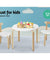 Keezi Nordic Kids Table Chair Set 3PC Desk Activity Study Play Children Modern