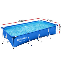 Bestway Swimming Pool Above Ground Heavy Duty Steel Pro™ Frame Pools 4M