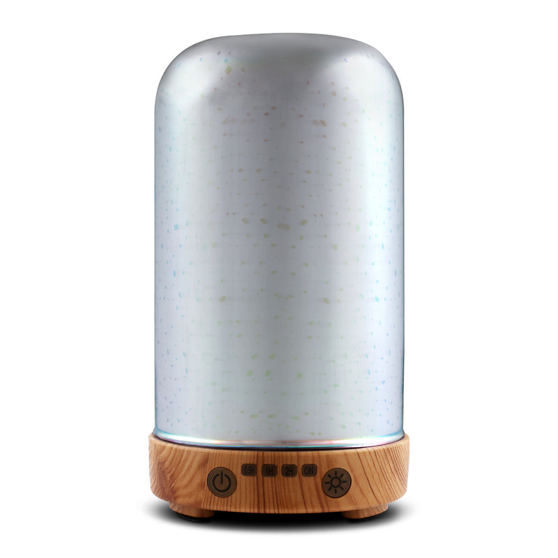 Devanti Aromatherapy Diffuser Aroma Humidifier Ultrasonic 3D Light Essential Oil