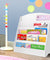 Keezi 5 Tiers Kids Bookshelf Magazine Rack Shelf Organiser Bookcase Display