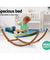 Keezi Kids Timber Hammock Bed Swing - Blue