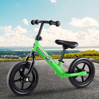 Rigo Kids Balance Bike Ride On Toys Push Bicycle Wheels Toddler Baby 12" Bikes Green