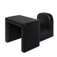 Keezi Kids Chair Sofa Recliner Children Table Desk Armchair Leather Couch Black