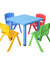 Keezi 5 Piece Kids Table and Chair Set - Blue