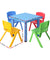 Keezi 5 Piece Kids Table and Chair Set - Blue