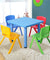 Keezi 5 Piece Kids Table and Chair Set - Blue