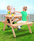 Keezi Kids Wooden Picnic Bench Set