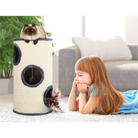 i.Pet Cat Tree 70cm Trees Scratching Post Scratcher Tower Condo House Furniture Wood