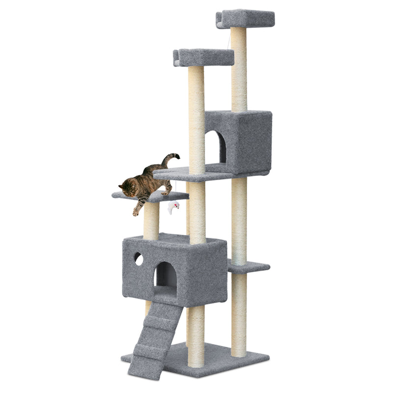 i.Pet Cat Scratching Tree 170CM Scratcher Post Pole Furniture Toy Multi Level