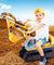 Keezi Kids Ride On Excavator - Yellow