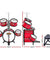 Keezi Kids 7 Drum Set Junior Drums Kit Musical Play Toys Childrens Mini Big Band