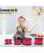Keezi Kids 7 Drum Set Junior Drums Kit Musical Play Toys Childrens Mini Big Band