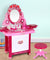 Keezi 30 Piece Kids Dressing Table Set - Pink