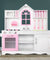 Keezi Kids Wooden Kitchen Play Set - White & Pink