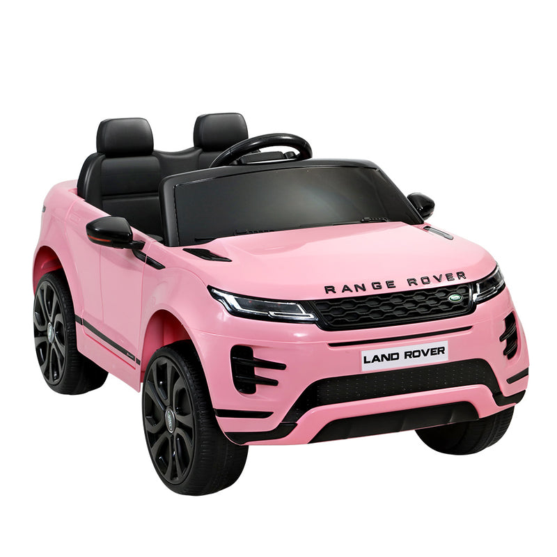 Kids Ride On Car Licensed Land Rover 12V Electric Car Toys Battery Remote Pink