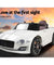 Bentley Kids Ride On Car Licensed Electric Toys 12V Battery Remote Cars White