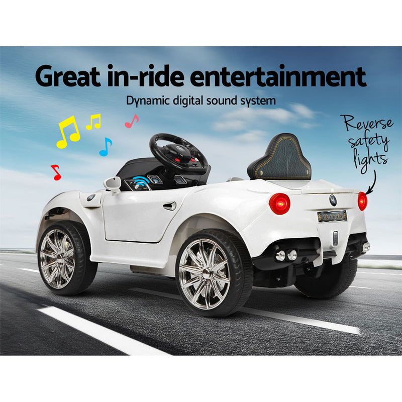 Rigo Kids Ride On Car  - White