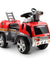 Rigo Kids Ride On Fire Truck Motorbike Motorcycle Car Red Grey
