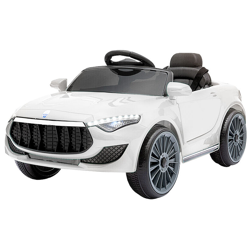 Rigo Kids Ride On Car Electric Toys 12V Battery Remote Control White MP3 LED