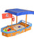 Keezi Boat-shaped Canopy Sand Pit