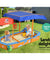 Keezi Boat-shaped Canopy Sand Pit