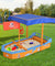 Keezi Boat-shaped Canopy Sand Pit