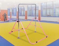 Kids Gymnastics Bars Training Horizontal Bar Monkey Kip Bar Pink