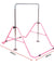 Kids Gymnastics Bars Training Horizontal Bar Monkey Kip Bar Pink