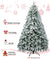 Jingle Jollys Snowy Christmas Tree 2.1M 7FT Xmas Decorations 859 Tips