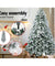 Jingle Jollys Snowy Christmas Tree 2.1M 7FT Xmas Decorations 859 Tips