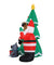 Jingle Jollys 3M Inflatable Christmas Tree Santa Lights Outdoor Decorations
