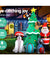 Jingle Jollys 3M Inflatable Christmas Tree Santa Lights Outdoor Decorations