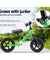 Kids Balance Bike Ride On Toys Push Bicycle Wheels Toddler Baby 12" Bikes-Green