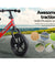 Rigo 12 Inch Kids Balance Bike - Red
